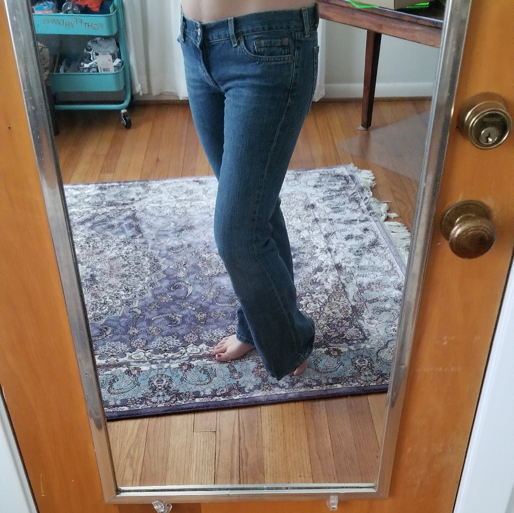 Low Rise Lucky Brand Dungarees